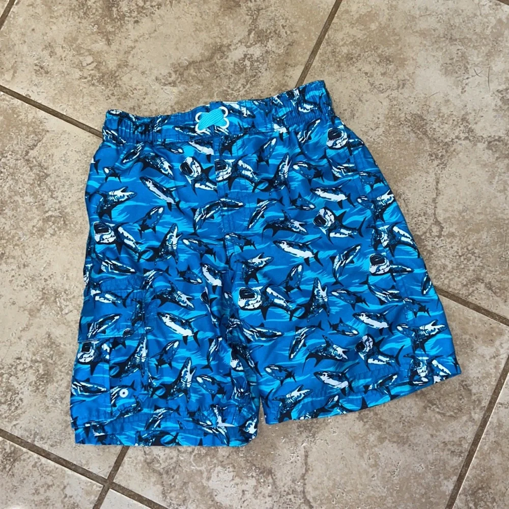 O’Rageous Shark Swim Trunks and Rash Guard Top with Bonus Rash Guard